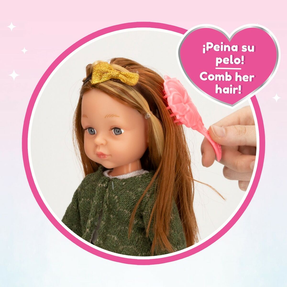 Păpușă Colorbaby Isabella 32 cm Pieptene 15 x 32 x 7 cm (6 Unități) - Jucarii si jocuri, Păpuși și accesorii