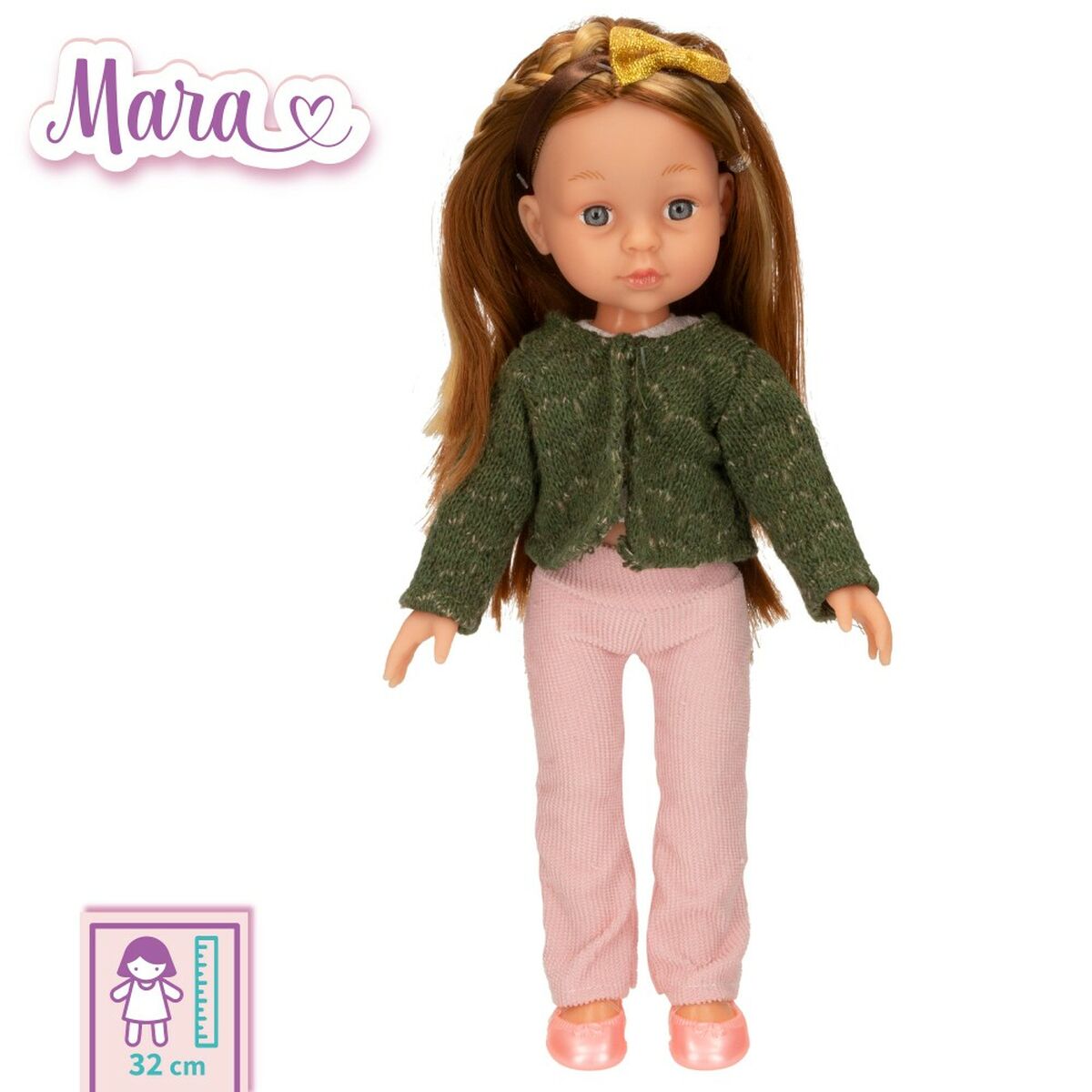 Păpușă Colorbaby Isabella 32 cm Pieptene 15 x 32 x 7 cm (6 Unități) - Jucarii si jocuri, Păpuși și accesorii