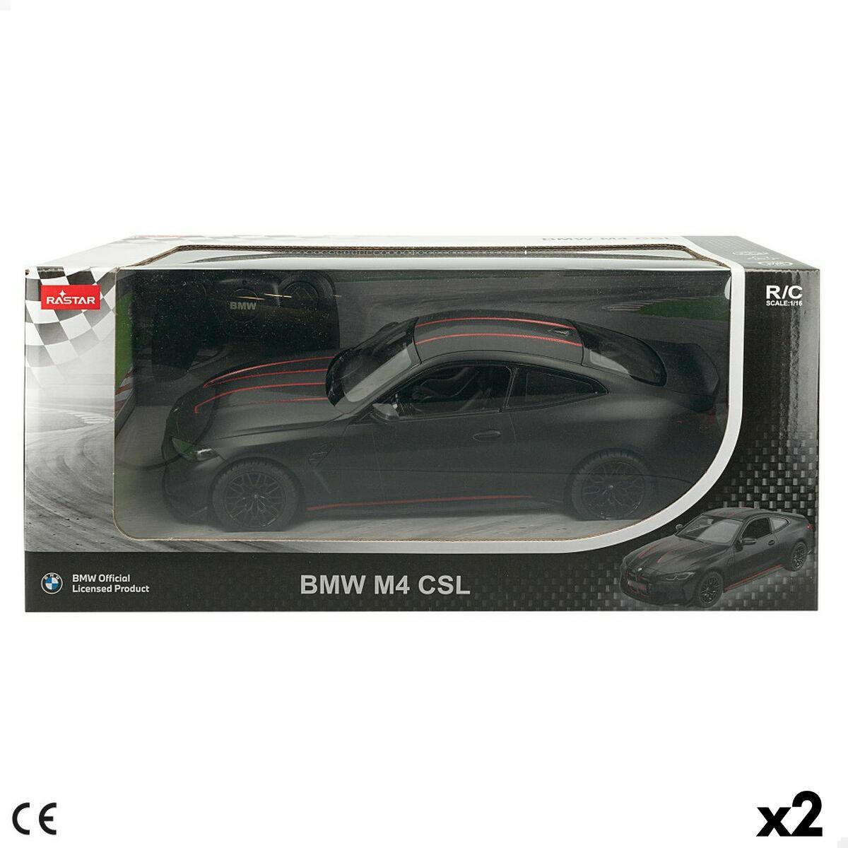 Mașină Radio Control BMW M4 CSL 1:16 (2 Unități) - Jucarii si jocuri, Vehicule