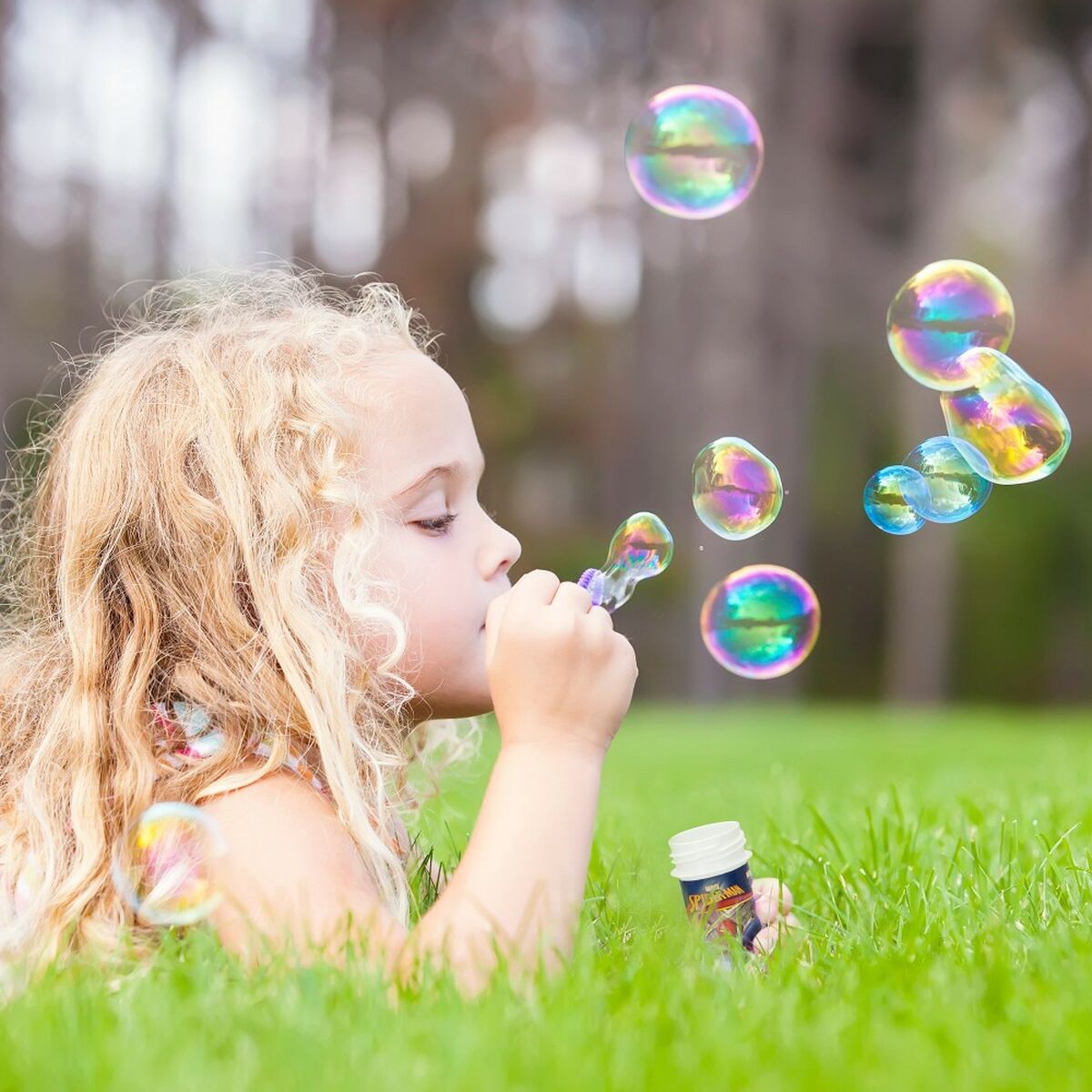 Aparat baloane săpun Spider-Man 60 ml 3,8 x 11,5 x 3,8 cm (216 Unități) - Jucarii si jocuri, În aer liber și sport