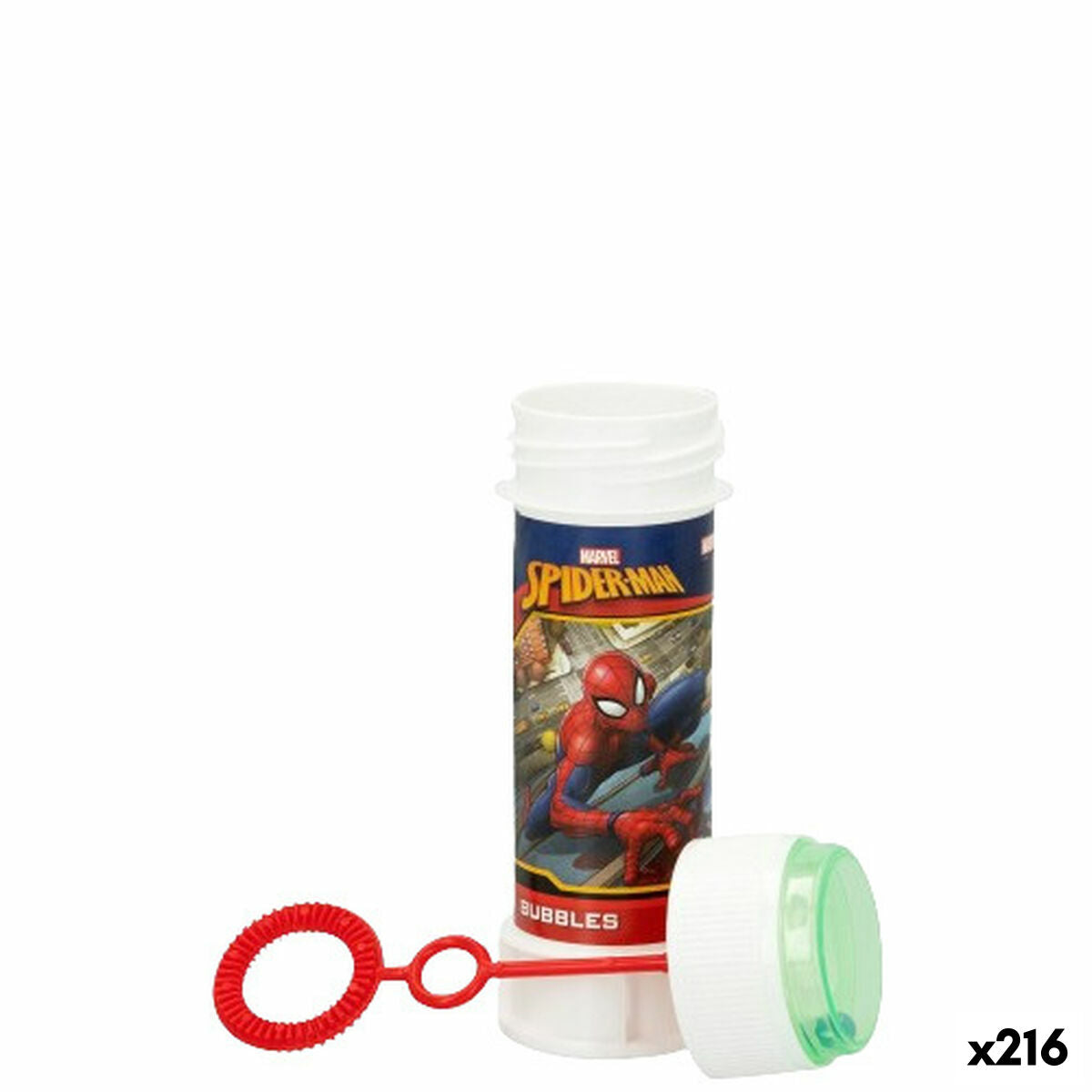 Aparat baloane săpun Spider-Man 60 ml 3,8 x 11,5 x 3,8 cm (216 Unități) - Jucarii si jocuri, În aer liber și sport