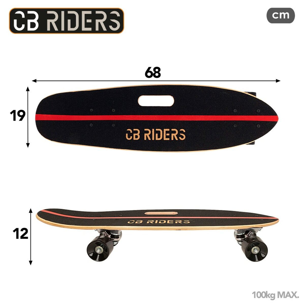 Skateboard Colorbaby CB Riders (2 Unități) - Jucarii si jocuri, În aer liber și sport