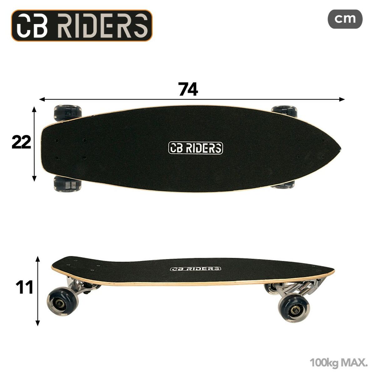 Skateboard Colorbaby 1969 surfero (2 Unități) - Jucarii si jocuri, În aer liber și sport