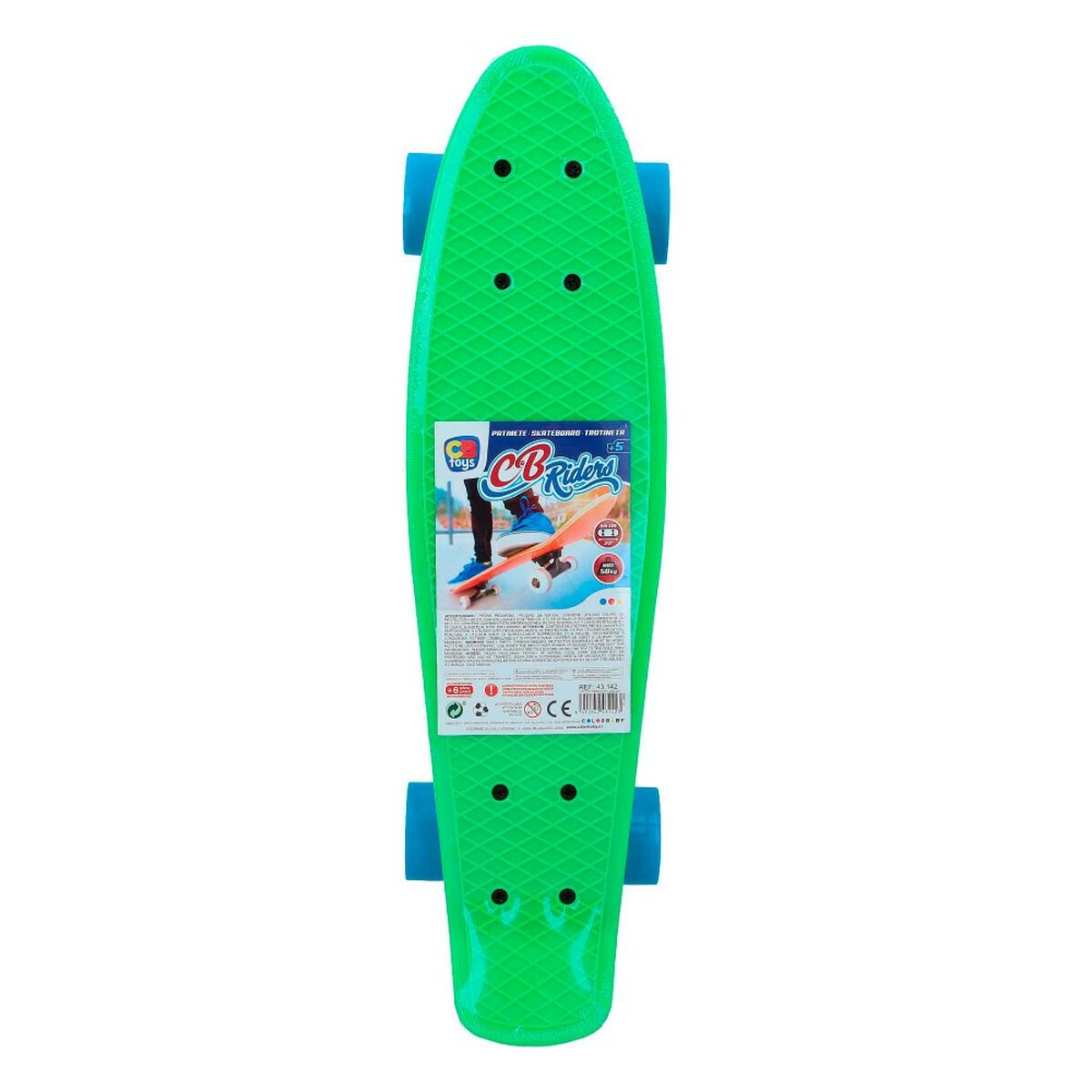Skateboard Colorbaby Verde (6 Unități) - Jucarii si jocuri, În aer liber și sport