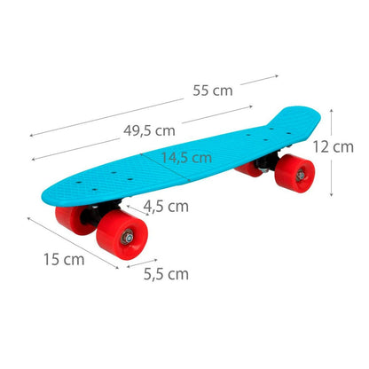 Skateboard Colorbaby Albastru (6 Unități) - Jucarii si jocuri, În aer liber și sport