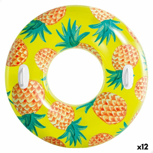 Colac Gonflabil Gogoașă Intex Tropical Fruits Ø 107 cm (12 Unități) - Jucarii si jocuri, În aer liber și sport