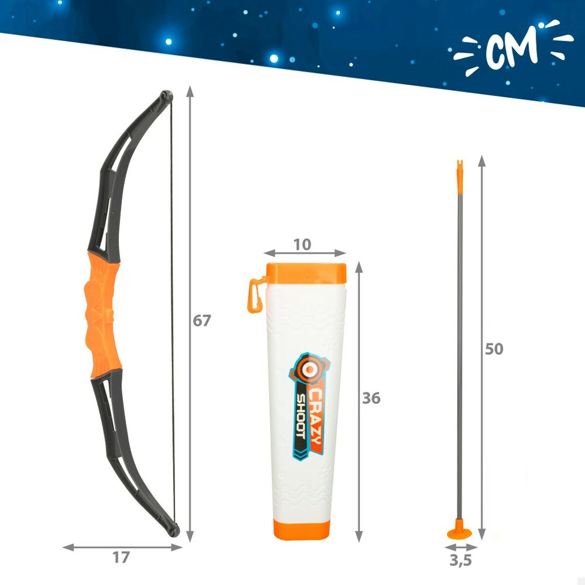 Set de tir cu țintă Colorbaby 6 Unități - Jucarii si jocuri, Costume și accesorii