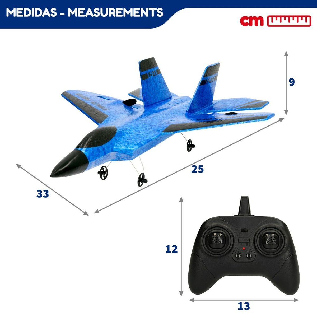 Elicopter Controlat de Radio Colorbaby (2 Unități) - Jucarii si jocuri, Vehicule