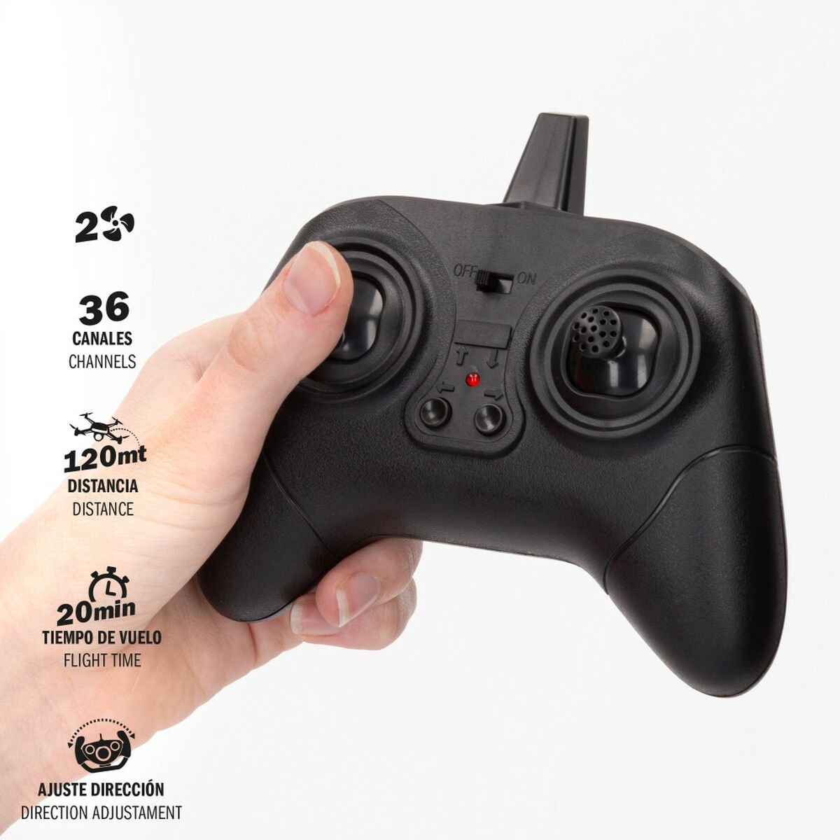 Elicopter Controlat de Radio Colorbaby (2 Unități) - Jucarii si jocuri, Vehicule