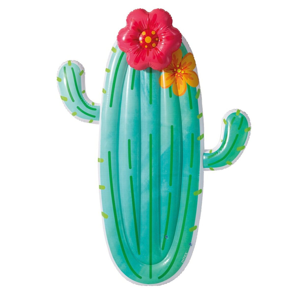 Saltea gonflabilă Intex Cactus 140 x 185 x 28 cm (6 Unități) - Jucarii si jocuri, În aer liber și sport