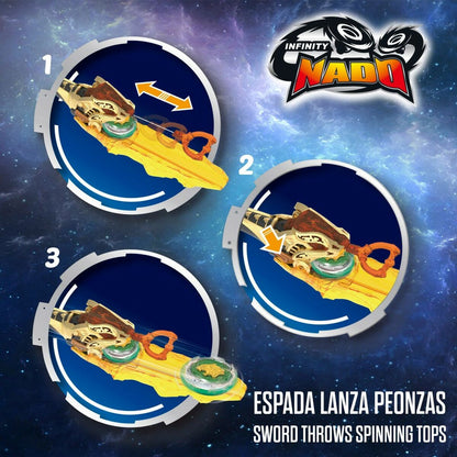 Titirez Infinity Nado (4 Unități) - Jucarii si jocuri, În aer liber și sport