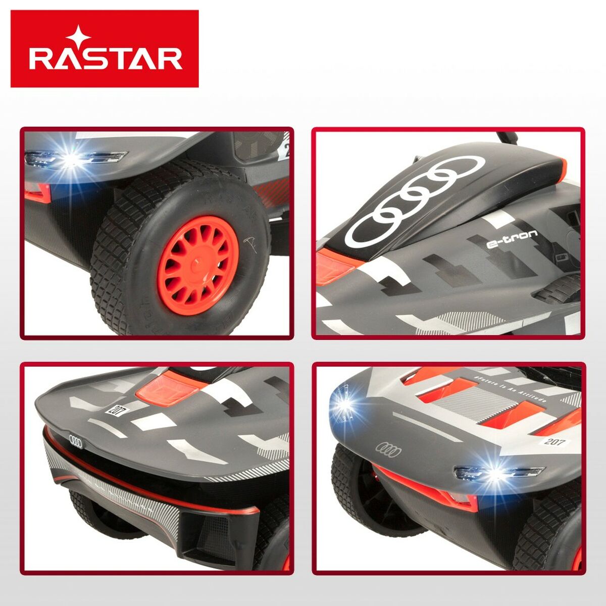 Mașină Radio Control Audi 1:14 33 x 14 x 16 cm (2 Unități) - Jucarii si jocuri, Vehicule