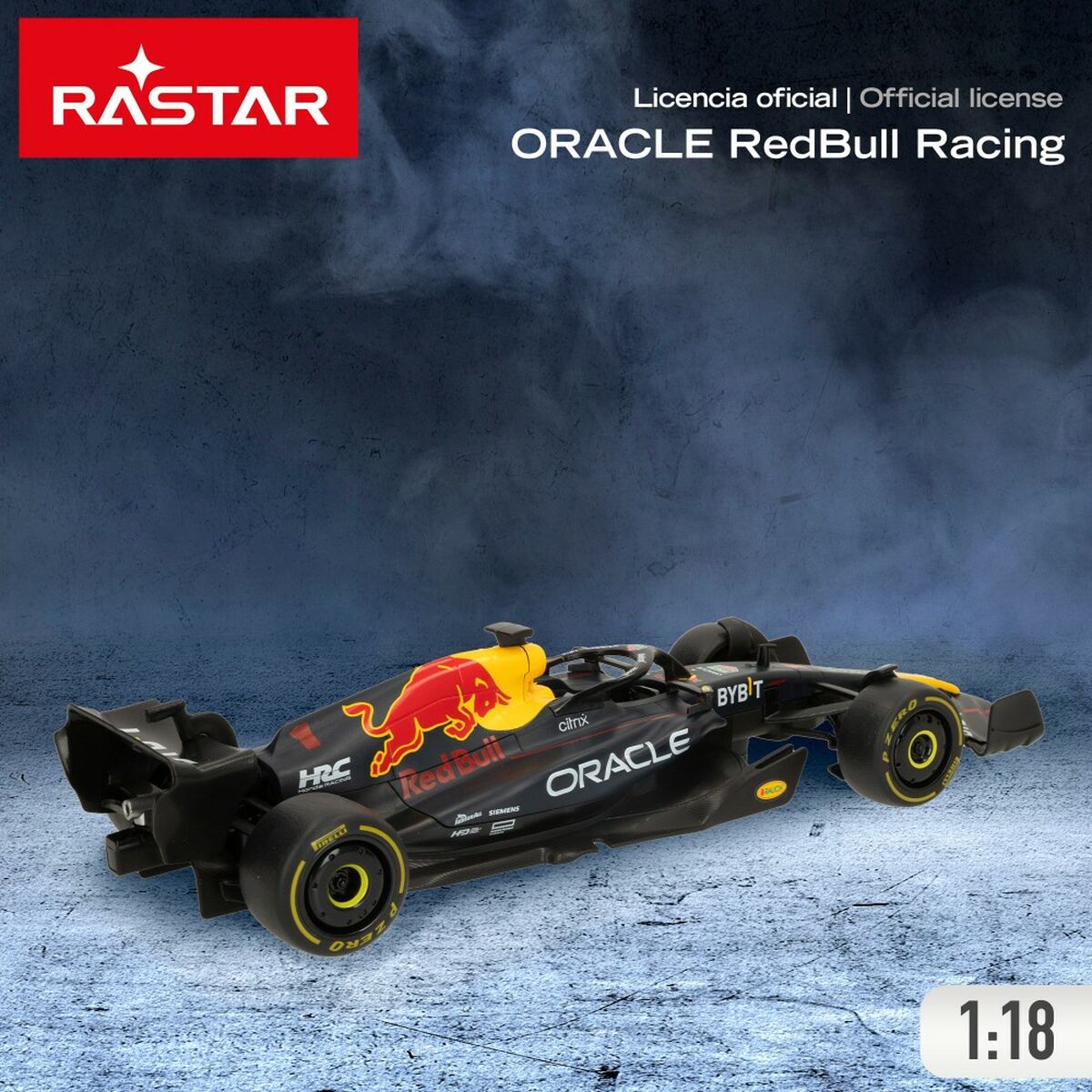 Mașină Radio Control Red Bull Bleumarin 1:18 31 x 6,5 x 11 cm (4 Unități) - Jucarii si jocuri, Vehicule