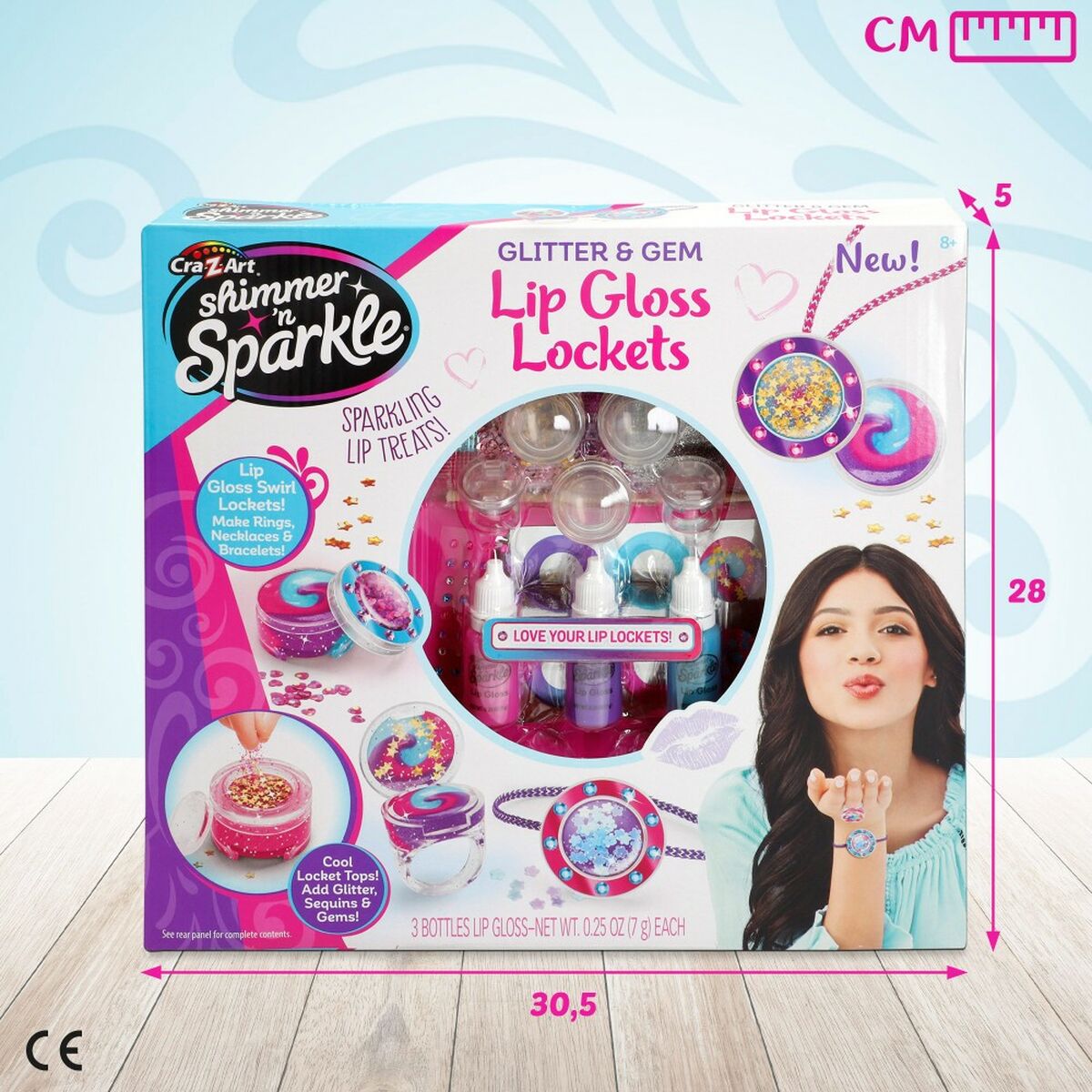 Set de Machiaj pentru Copii Cra-Z-Art Buze (4 Unități) - Jucarii si jocuri, Costume și accesorii