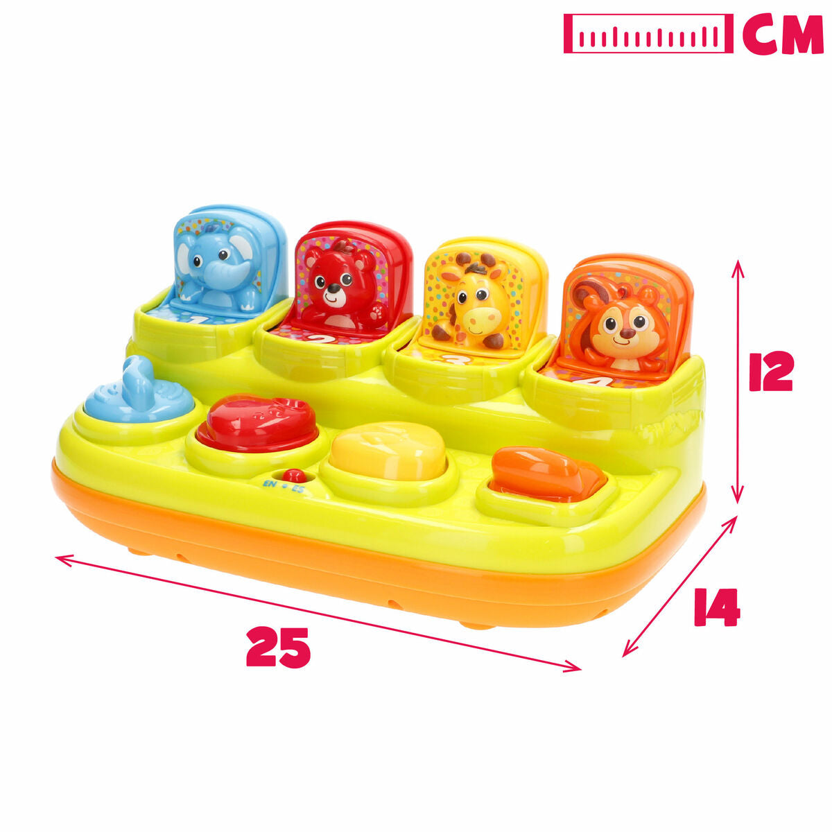 Jucărie muzicală Winfun 25 x 12 x 14 cm (4 Unități) - Bebelus, Jucăriile copilăriei timpurii