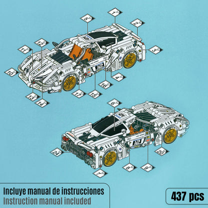 Set de Construcție Colorbaby Mașină 437 Piese - Jucarii si jocuri