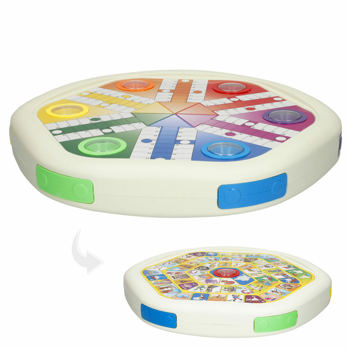 Parchis și Jocul Gâștelor Automat Colorbaby (6 Unități) - Jucarii si jocuri, Jocuri și accesorii