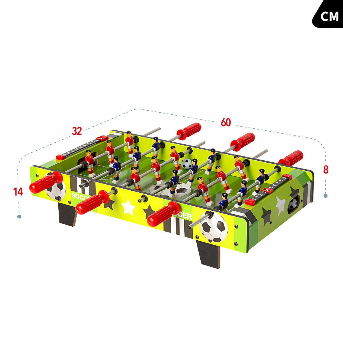 Joc de Fotbal Colorbaby 60 x 14 x 32 cm (2 Unități) - Jucarii si jocuri, Jocuri și accesorii