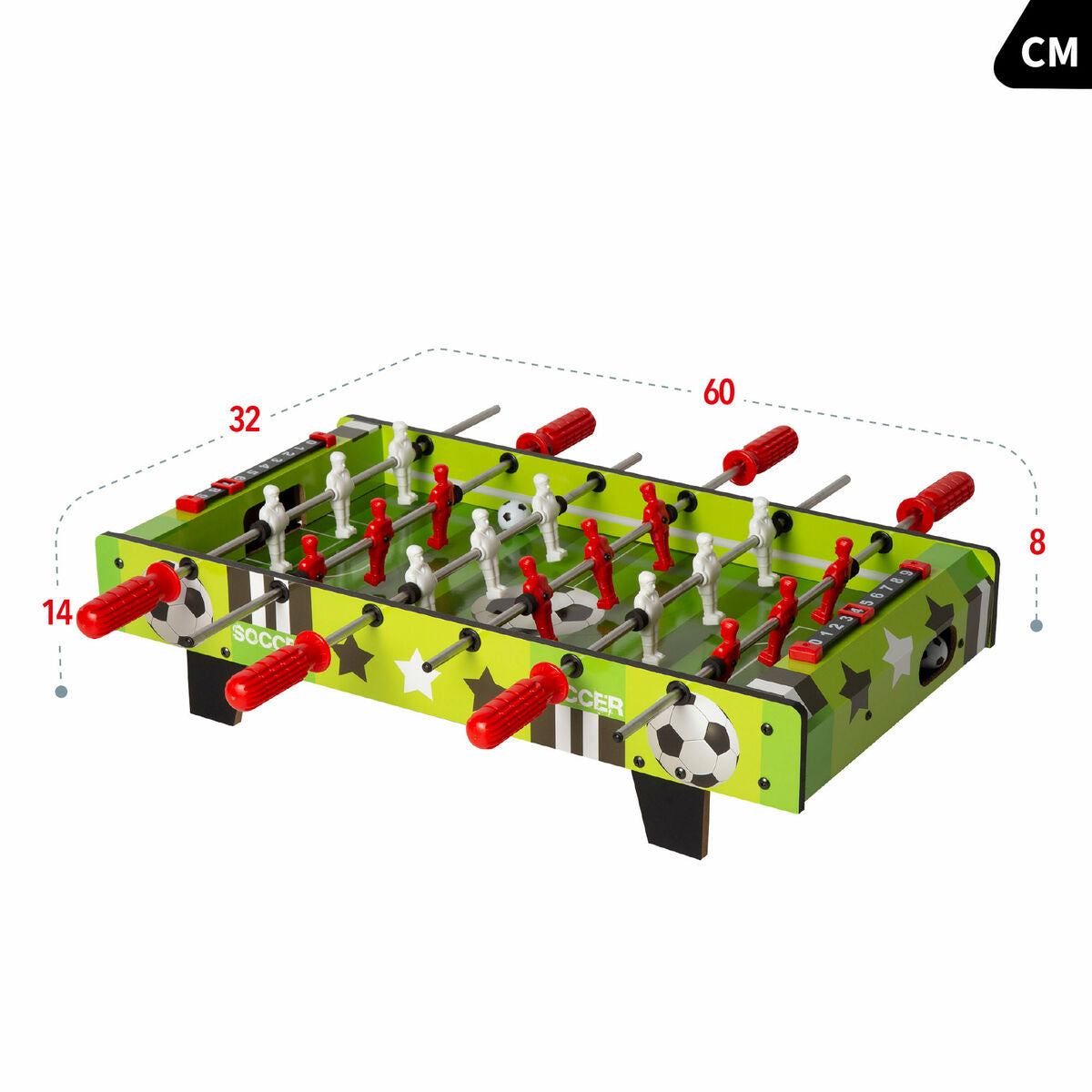 Joc de Fotbal Colorbaby 60 x 14 x 32 cm (2 Unități) - Jucarii si jocuri, Jocuri și accesorii