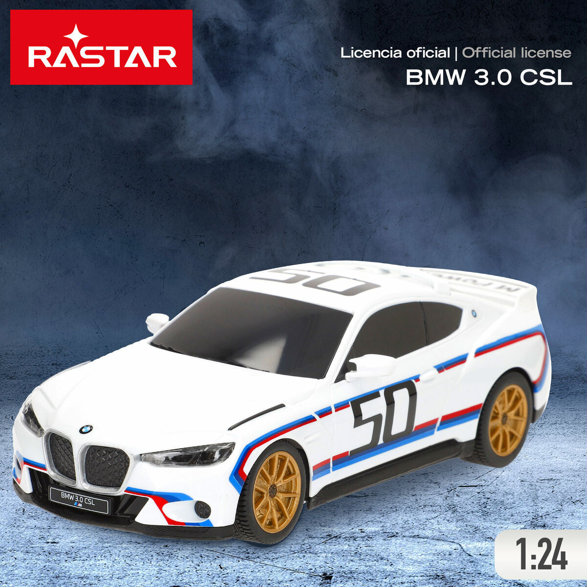 Mașină Radio Control BMW Albastru Roșu 1:24 20 x 6 x 7,5 cm (4 Unități) - Jucarii si jocuri, Vehicule