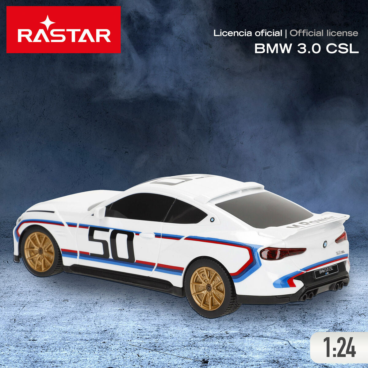 Mașină Radio Control BMW Albastru Roșu 1:24 20 x 6 x 7,5 cm (4 Unități) - Jucarii si jocuri, Vehicule