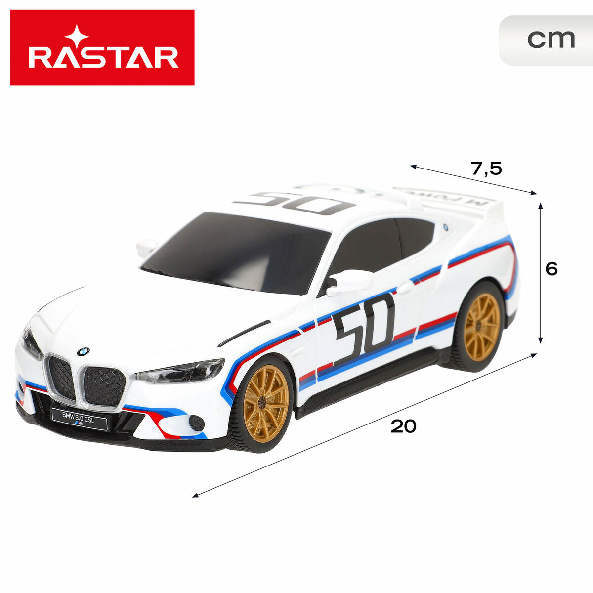 Mașină Radio Control BMW Albastru Roșu 1:24 20 x 6 x 7,5 cm (4 Unități) - Jucarii si jocuri, Vehicule