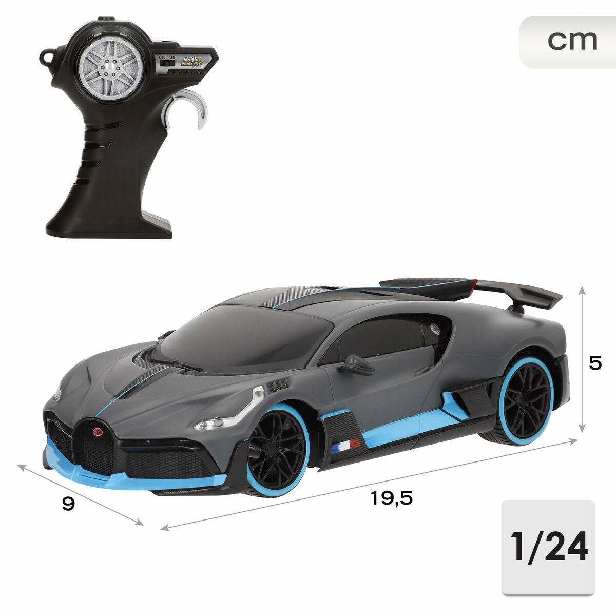 Mașină Radio Control Bugatti 19,5 x 5 x 9 cm (6 Unități) - Jucarii si jocuri, Vehicule