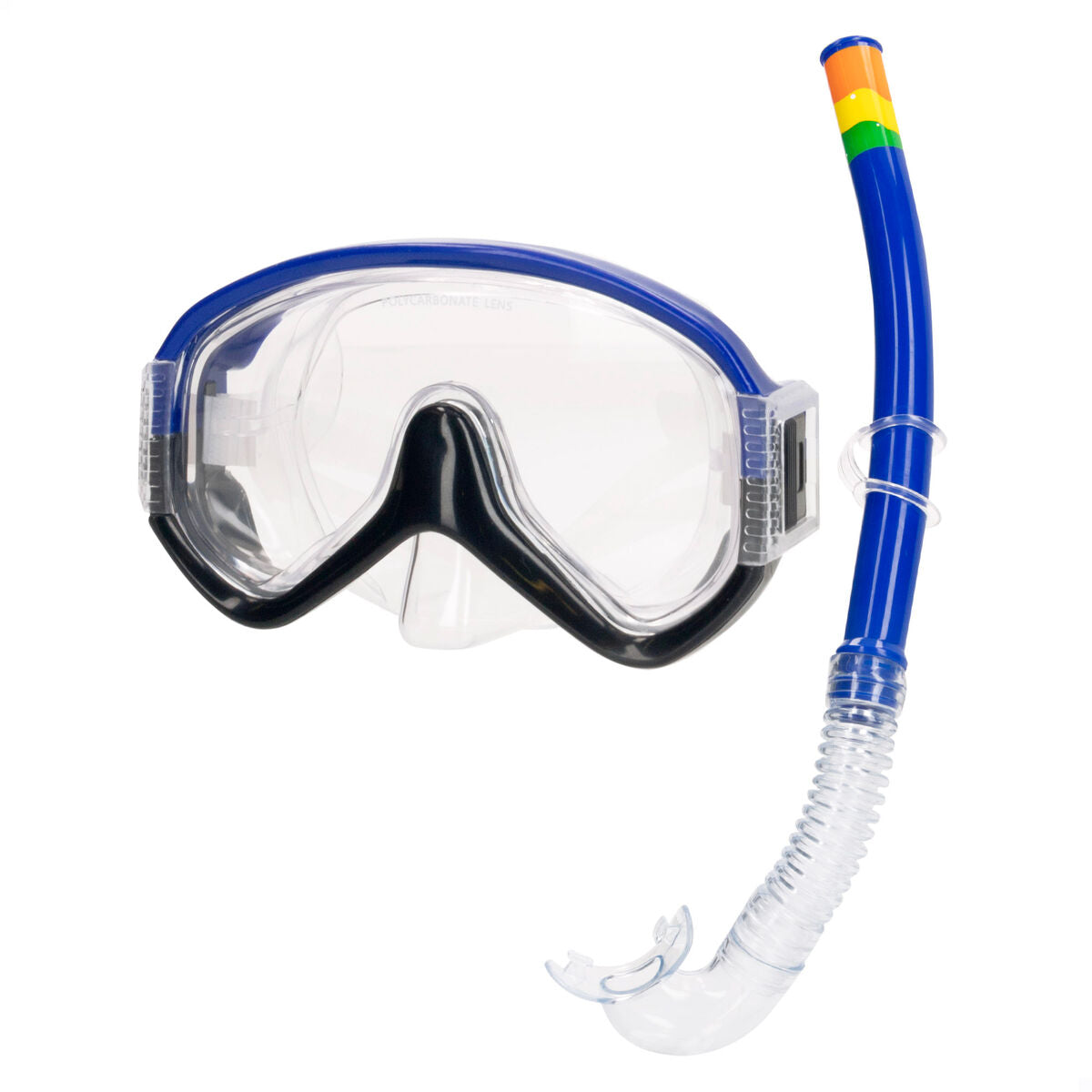 Ochelari de Scufundare cu Tub AquaSport Albastru (6 Unități) - Sport și în aer liber, Sporturi acvatice