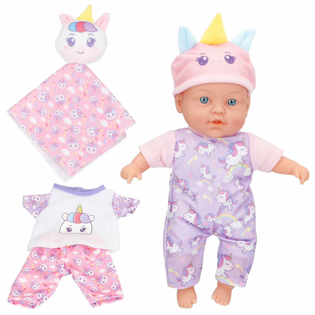 Păpușă Bebe Colorbaby 21 x 32 x 9,5 cm 4 Unități - Jucarii si jocuri, Păpuși și accesorii