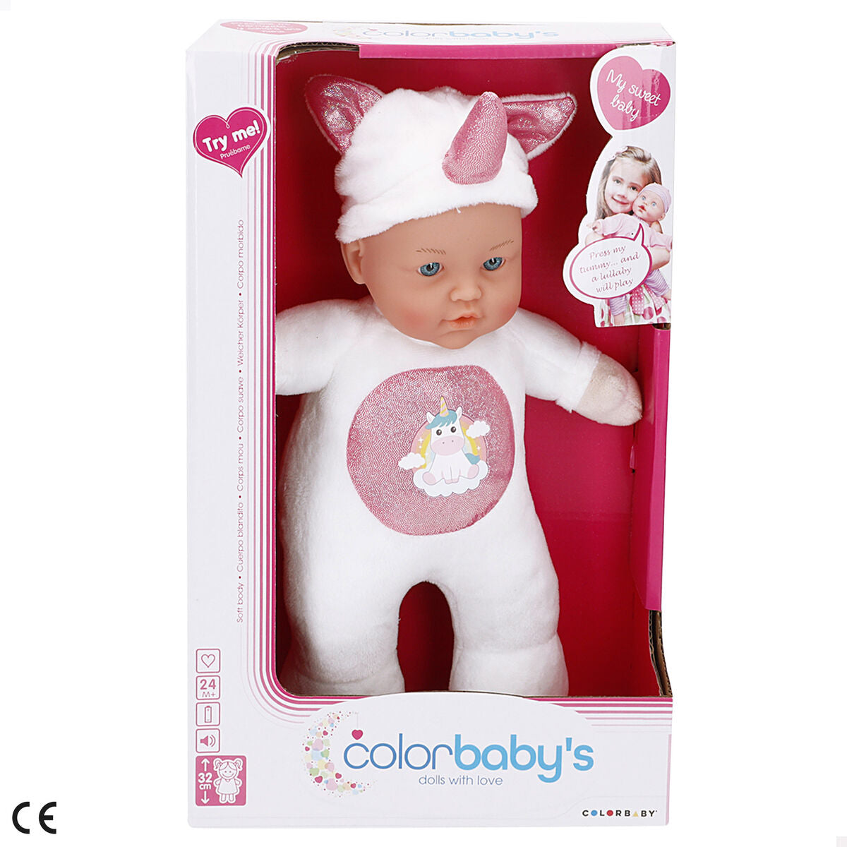 Păpușă Bebe Colorbaby 21 x 32 x 9 cm 6 Unități - Jucarii si jocuri, Păpuși și accesorii