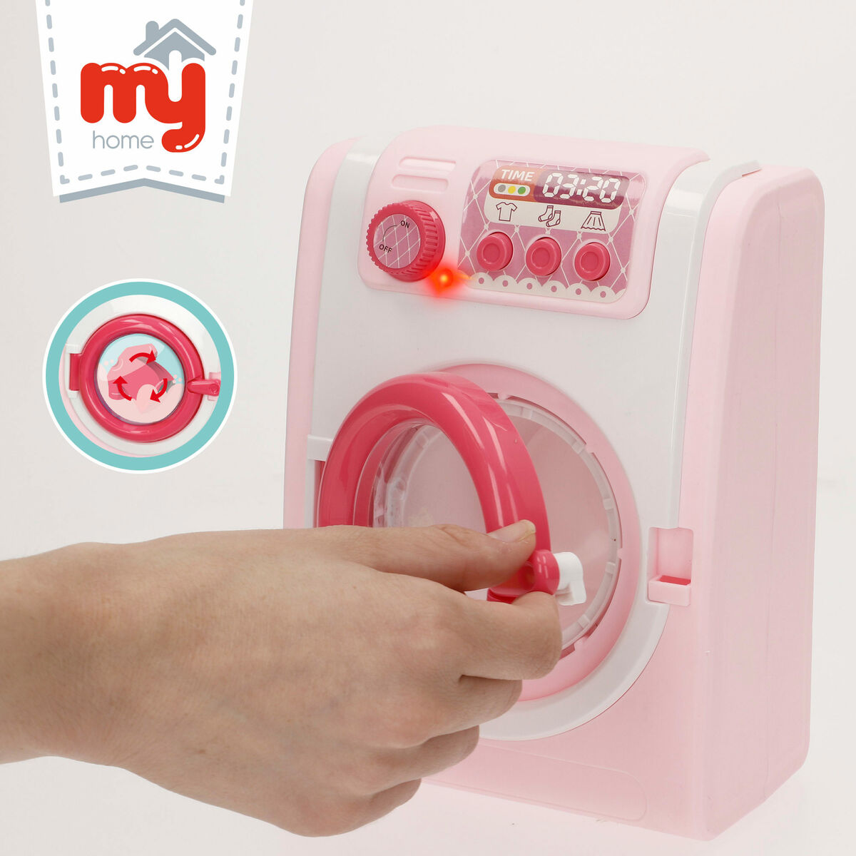 Mașină de spălat jucărie Colorbaby 14 x 19 x 9 cm (6 Unități) - Jucarii si jocuri, Imitații de jocuri