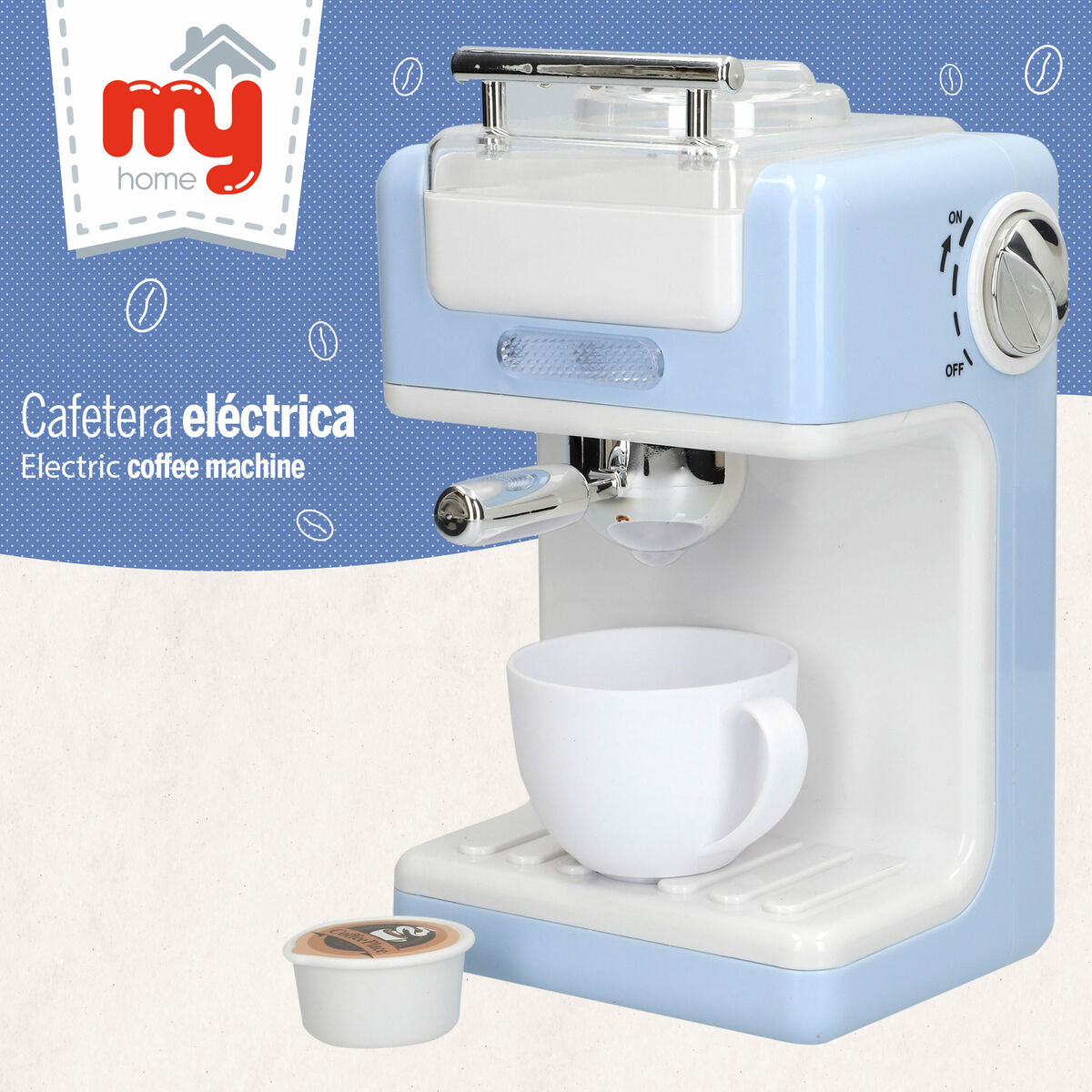 Cafetieră jucărie Colorbaby 6 Unități - Jucarii si jocuri, Imitații de jocuri