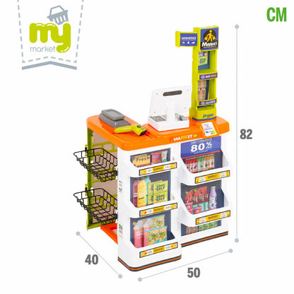 Supermarket de jucării Colorbaby 50 x 82 x 42 cm 50 Piese 2 Unități - Jucarii si jocuri, Imitații de jocuri