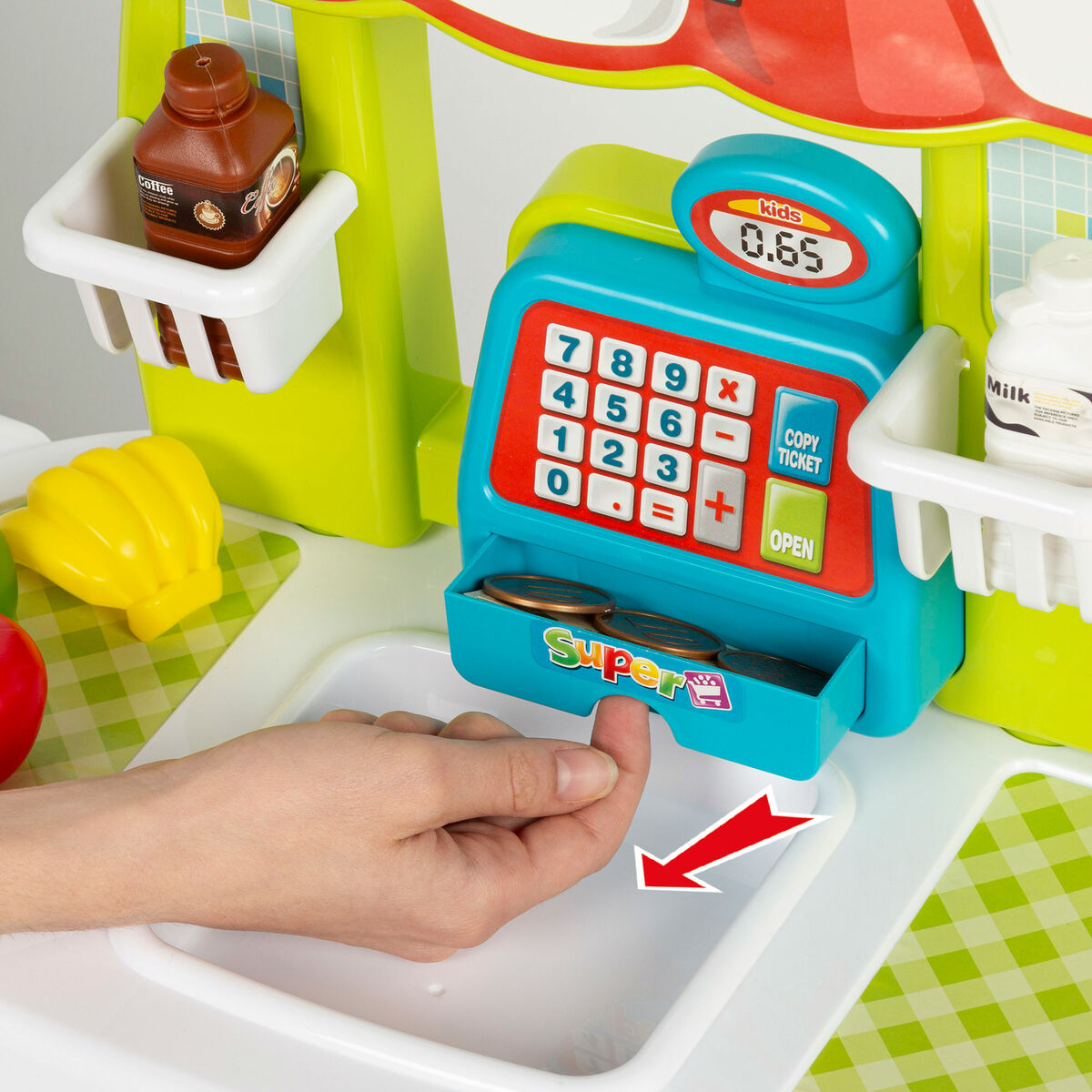 Supermarket de jucării Colorbaby 66 x 68 x 25 cm 2 Unități - Jucarii si jocuri, Imitații de jocuri