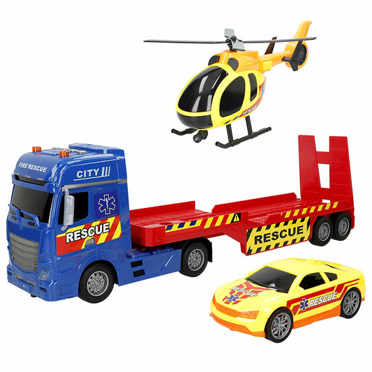 Camion Autotransporter Speed & Go 55 x 17 x 12 cm (2 Unități) - Jucarii si jocuri, Vehicule