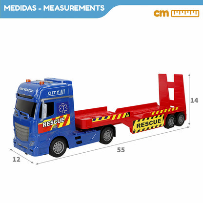 Camion Autotransporter Speed & Go 55 x 17 x 12 cm (2 Unități) - Jucarii si jocuri, Vehicule