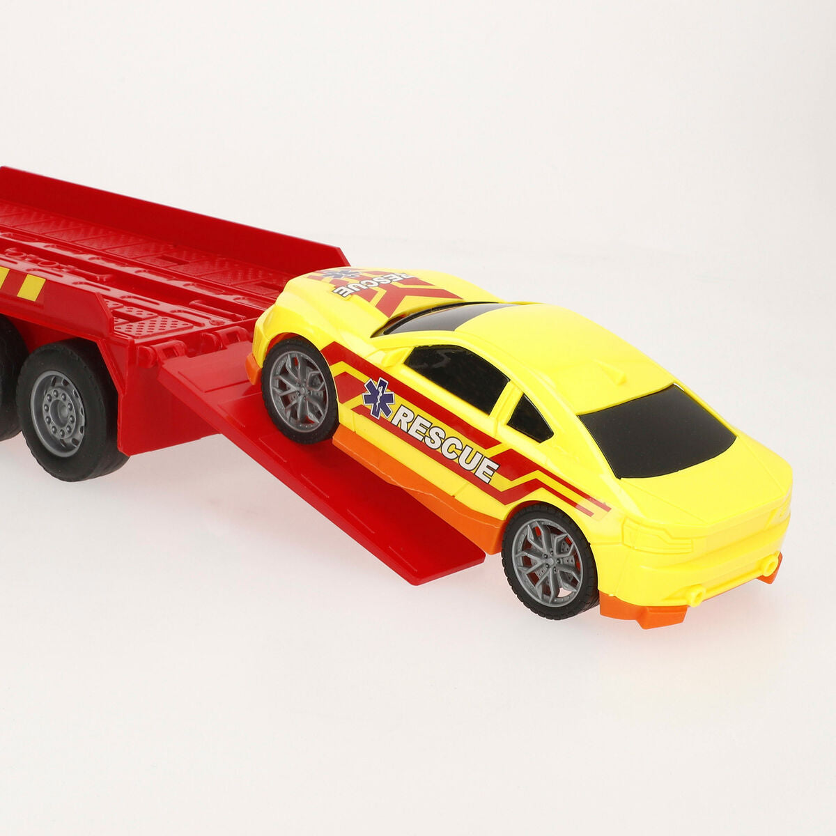 Camion Autotransporter Speed & Go 55 x 17 x 12 cm (2 Unități) - Jucarii si jocuri, Vehicule