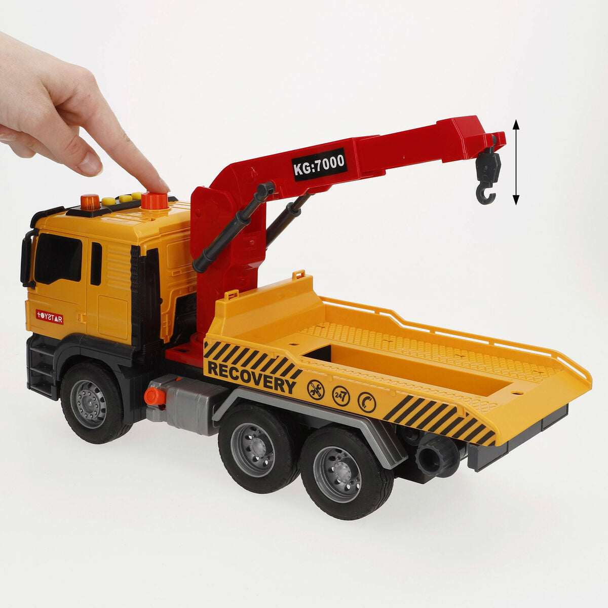 Camion cu Macara Speed & Go 33 x 23 x 12 cm (4 Unități) - Jucarii si jocuri, Vehicule