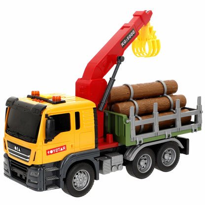 Camion cu Macara Speed & Go 26 x 13 x 10 cm (6 Unități) - Jucarii si jocuri, Vehicule