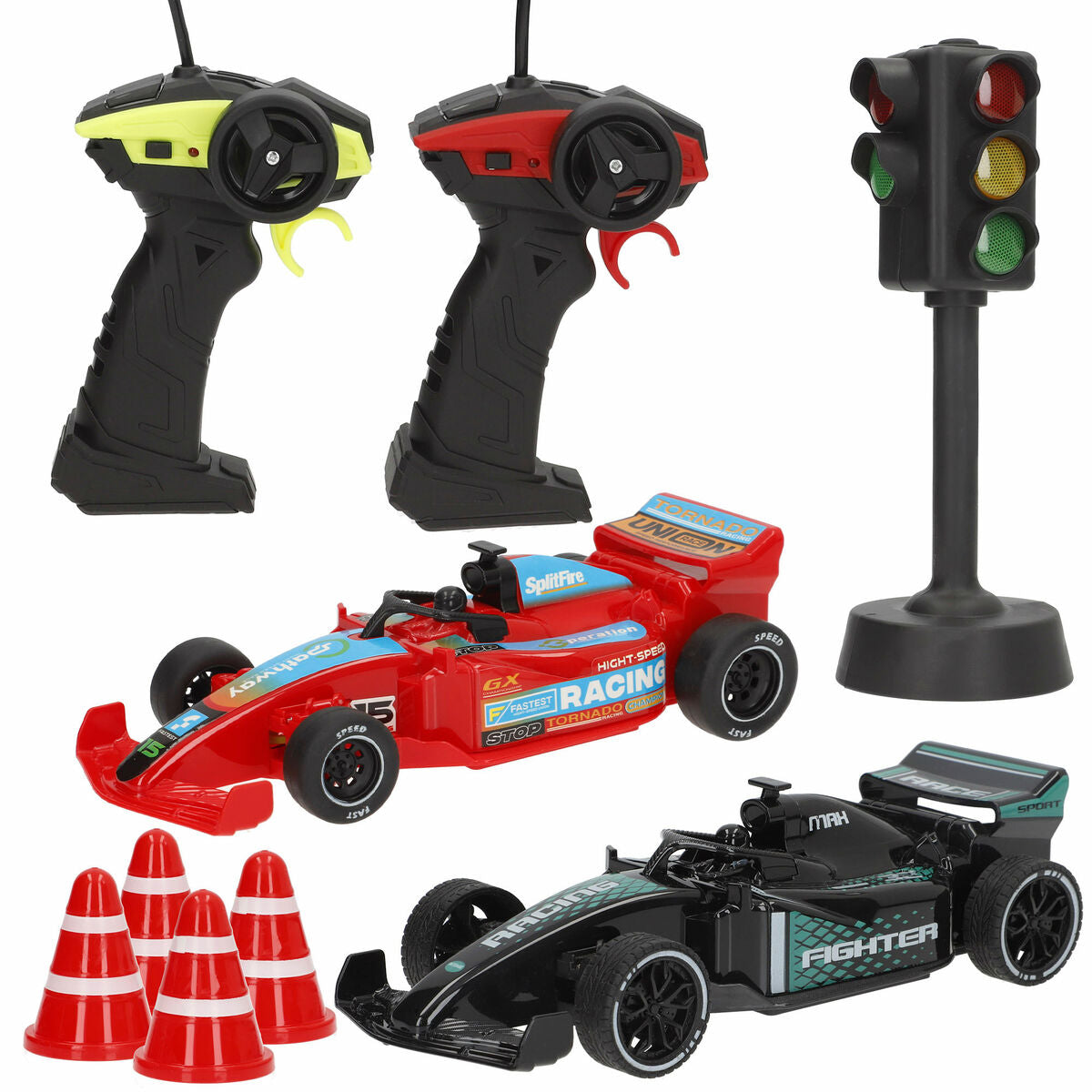 Mașină Radio Control Speed & Go 1:20 19 x 5 x 9 cm (4 Unități) - Jucarii si jocuri, Vehicule