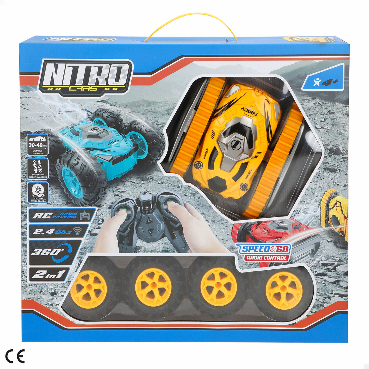Mașină Radio Control Colorbaby 15 x 7 x 14 cm (4 Unități) - Jucarii si jocuri, Vehicule