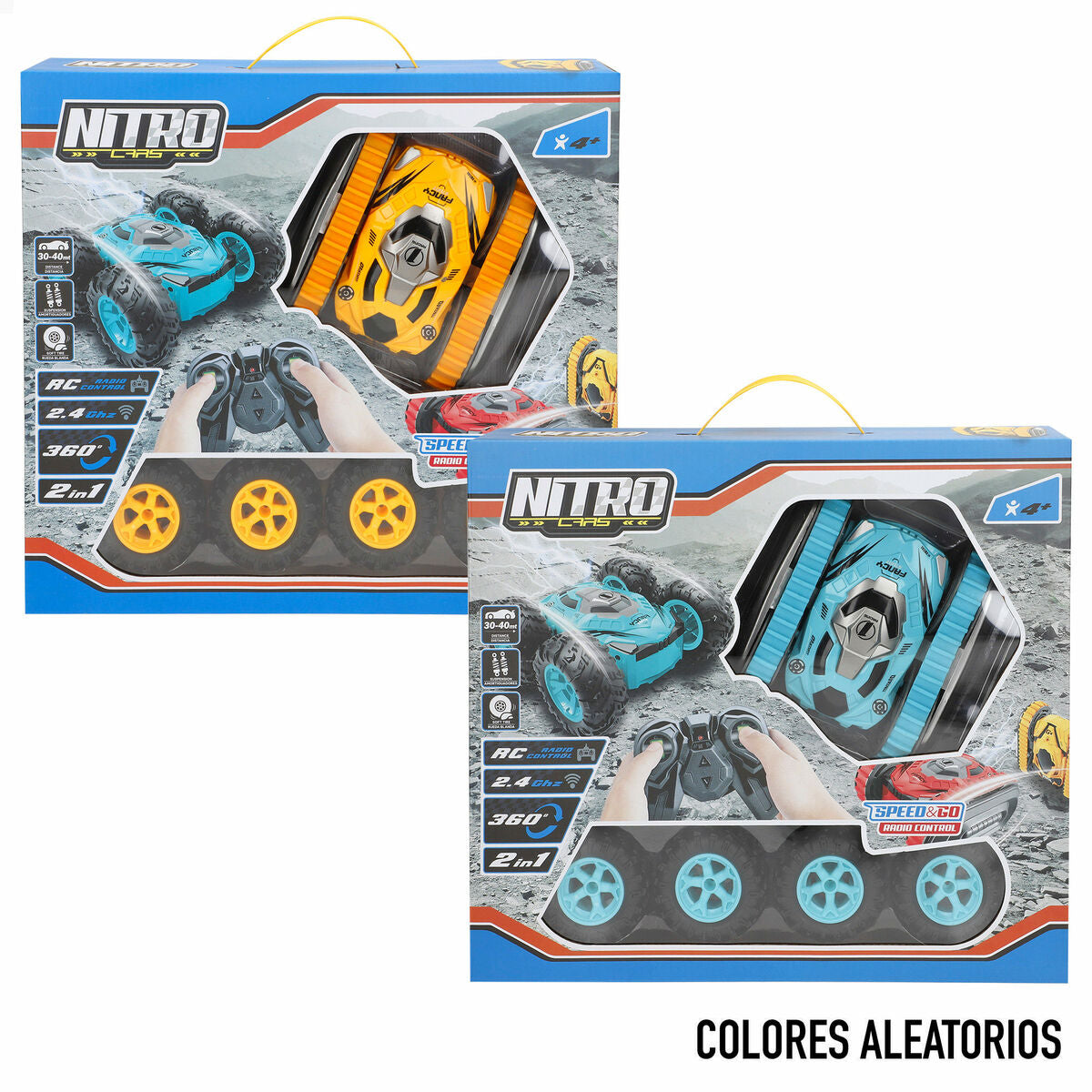 Mașină Radio Control Colorbaby 15 x 7 x 14 cm (4 Unități) - Jucarii si jocuri, Vehicule
