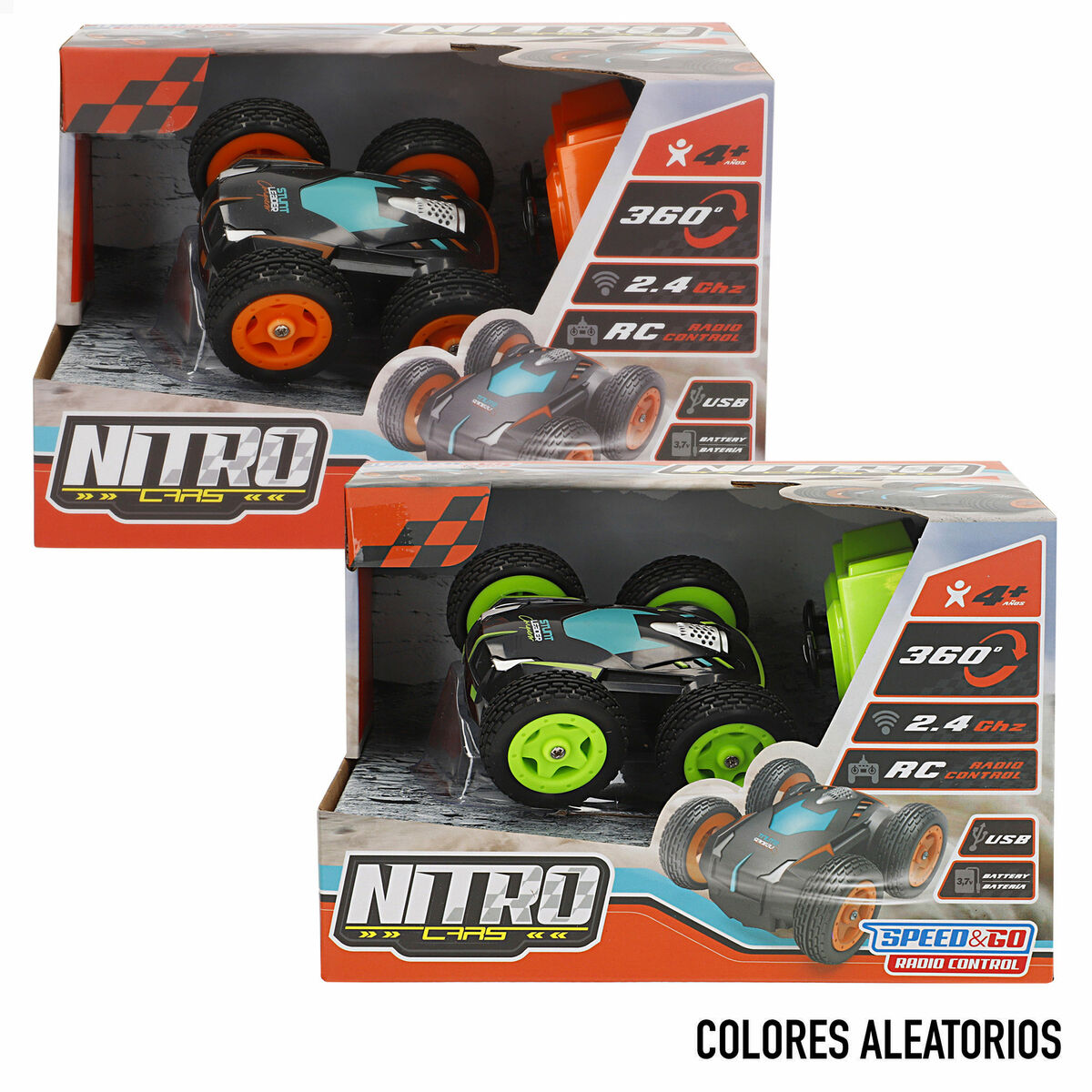 Mașină Radio Control Colorbaby 8 x 4 x 7,5 cm (6 Unități) - Jucarii si jocuri, Vehicule