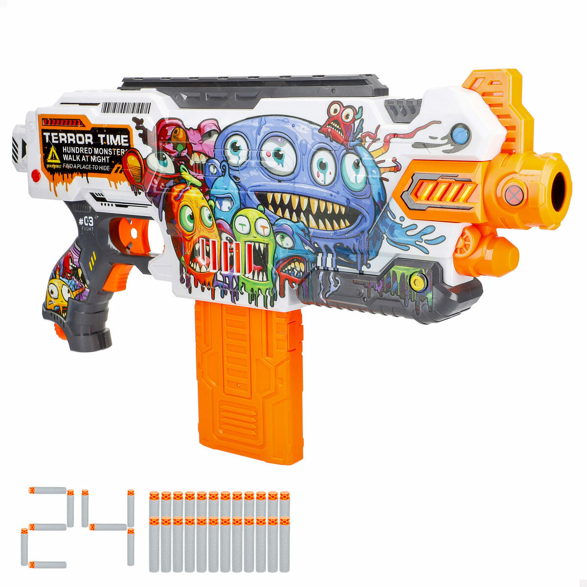 Pistol cu Săgeți Colorbaby 43 x 25 x 6,5 cm 4 Unități - Jucarii si jocuri, Costume și accesorii