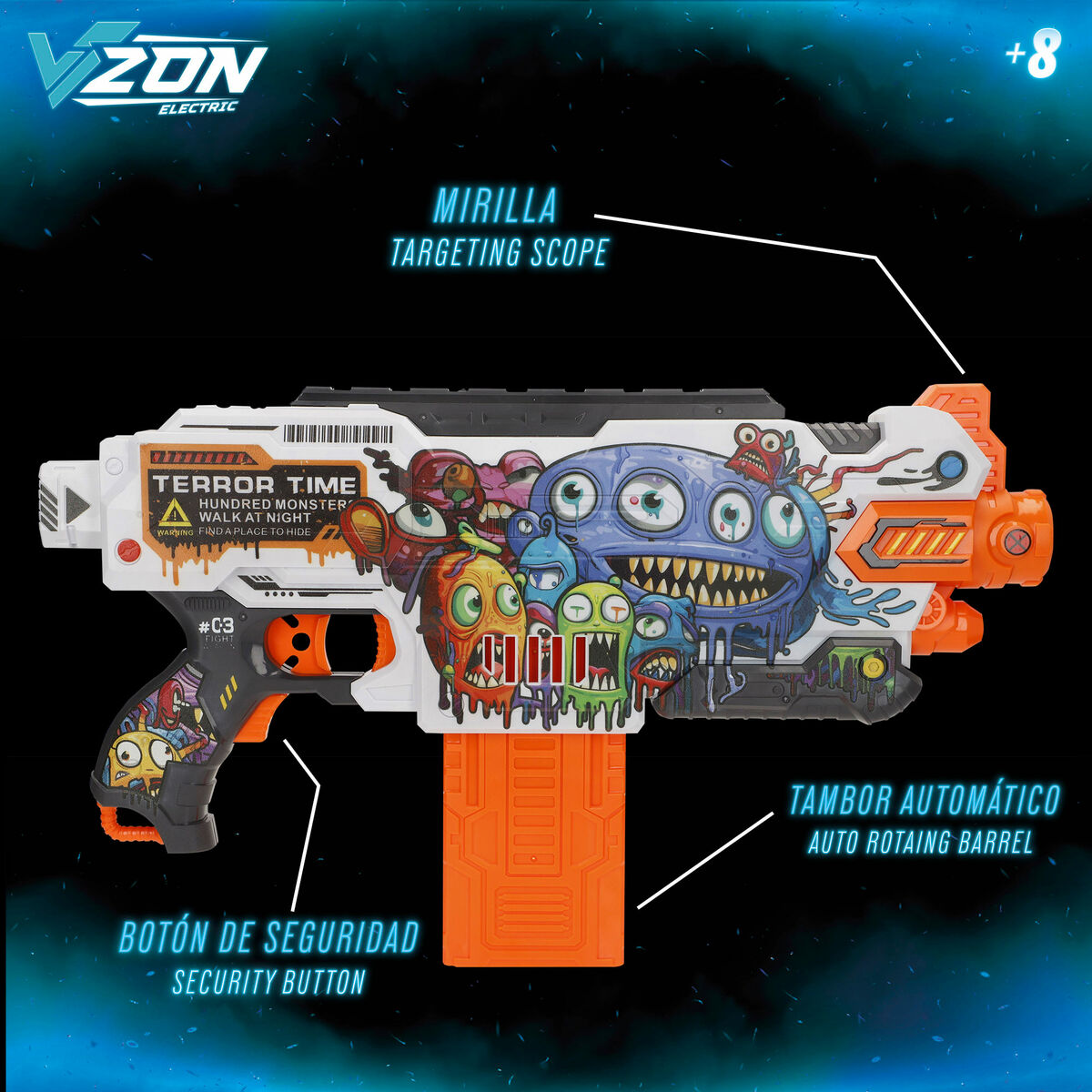 Pistol cu Săgeți Colorbaby 43 x 25 x 6,5 cm 4 Unități - Jucarii si jocuri, Costume și accesorii