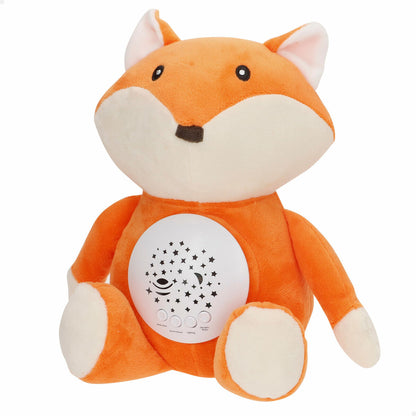 Jucărie de Pluș cu Proiector LED Colorbaby Flauș Plastic 25 x 27 x 13 cm (4 Unități) - Jucarii si jocuri, Jucării de pluș