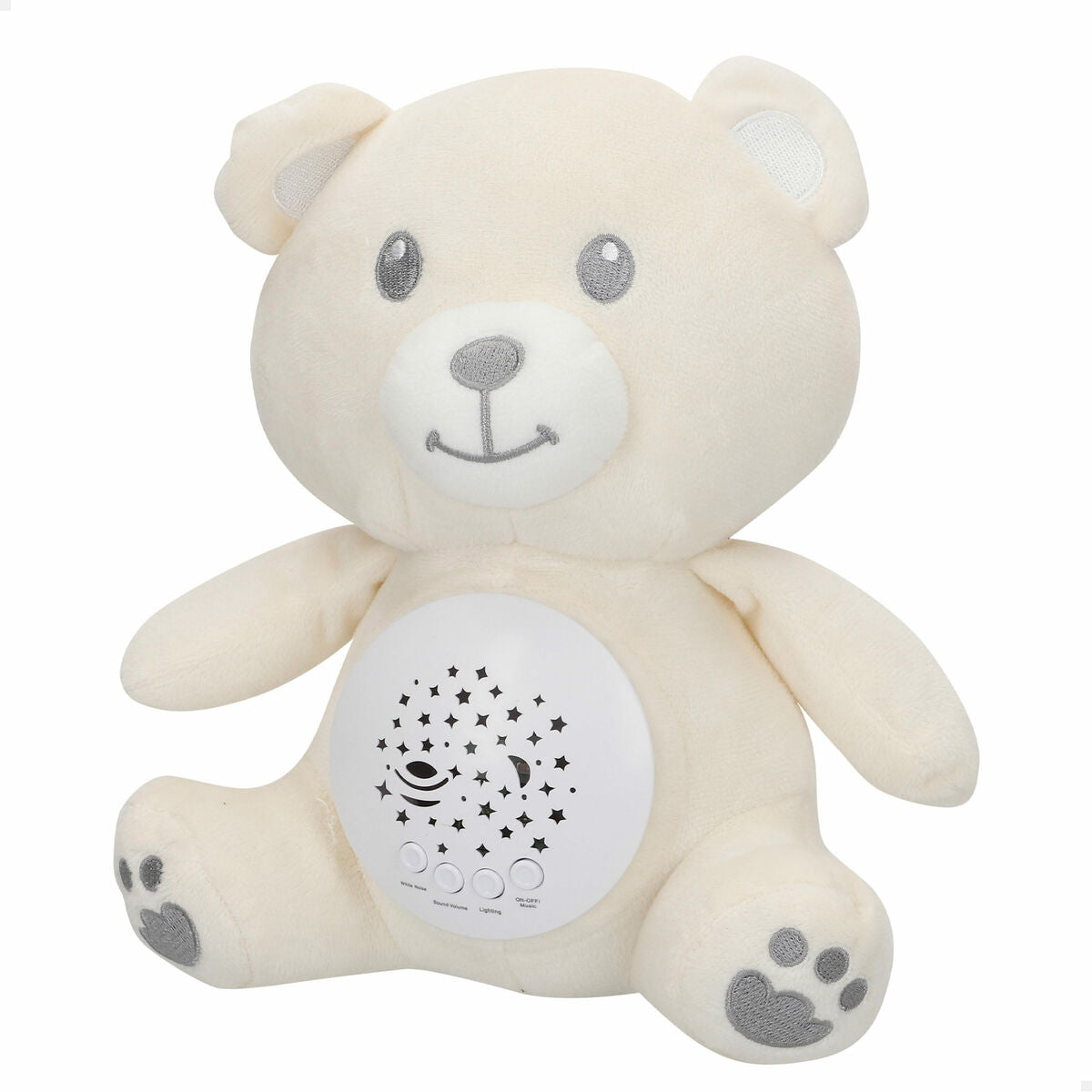 Jucărie de Pluș cu Proiector LED Colorbaby Flauș Plastic 20 x 25 x 12 cm (4 Unități) - Jucarii si jocuri, Jucării de pluș