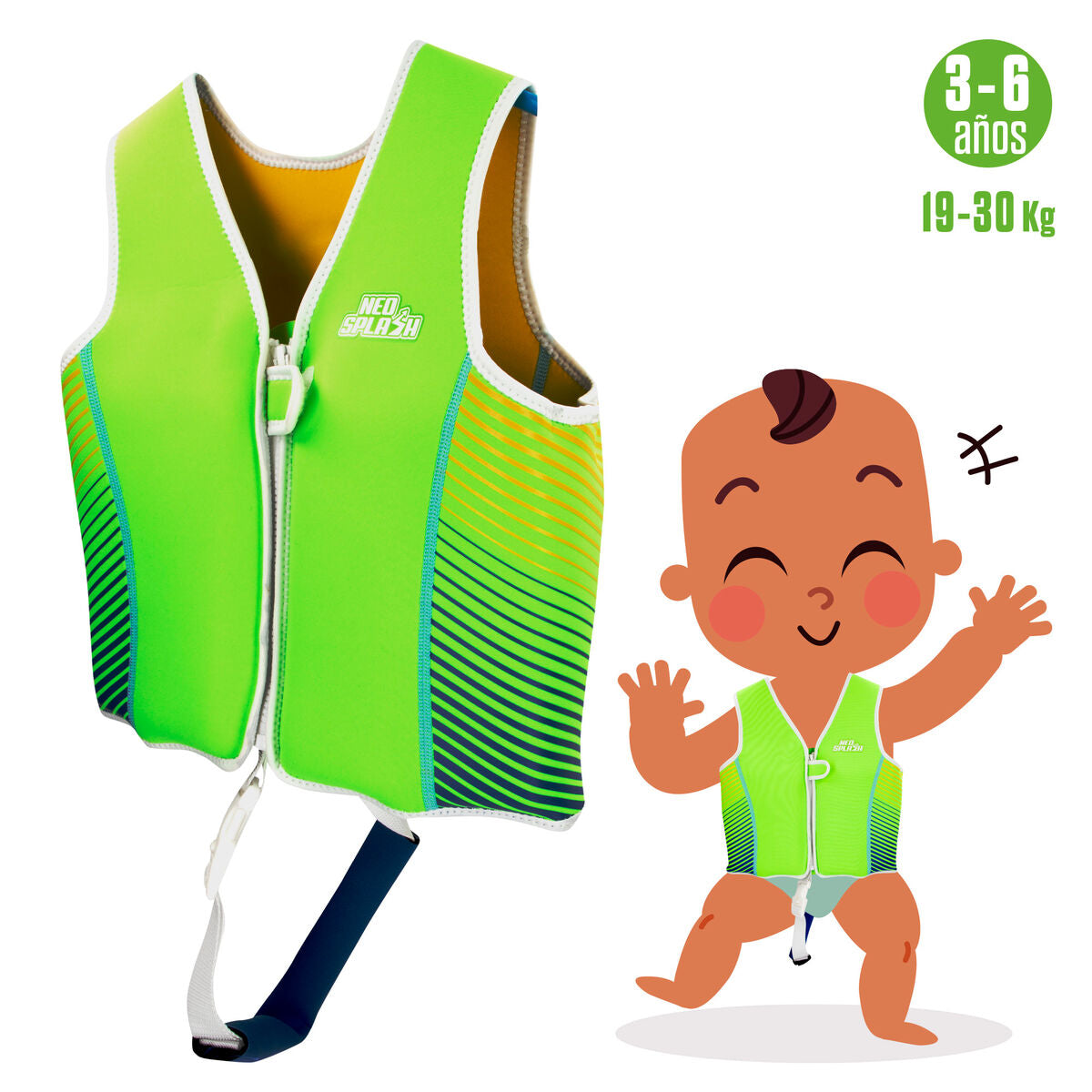 Vestă Gonflabil pentru Piscină AquaSport 32 x 34 x 10 cm (2 Unități) - Jucarii si jocuri, În aer liber și sport