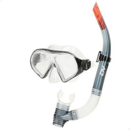 Ochelari de Scufundare cu Tub AquaSport Roșu Gri (6 Unități) - Sport și în aer liber, Sporturi acvatice