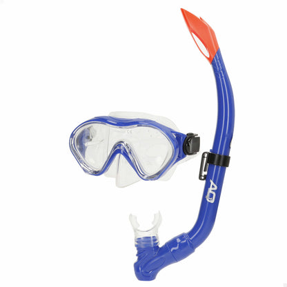Ochelari de Scufundare cu Tub AquaSport Albastru Roz (6 Unități) - Sport și în aer liber, Sporturi acvatice